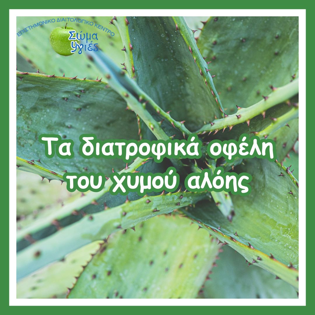 Τα διατροφικά οφέλη του χυμού αλόης